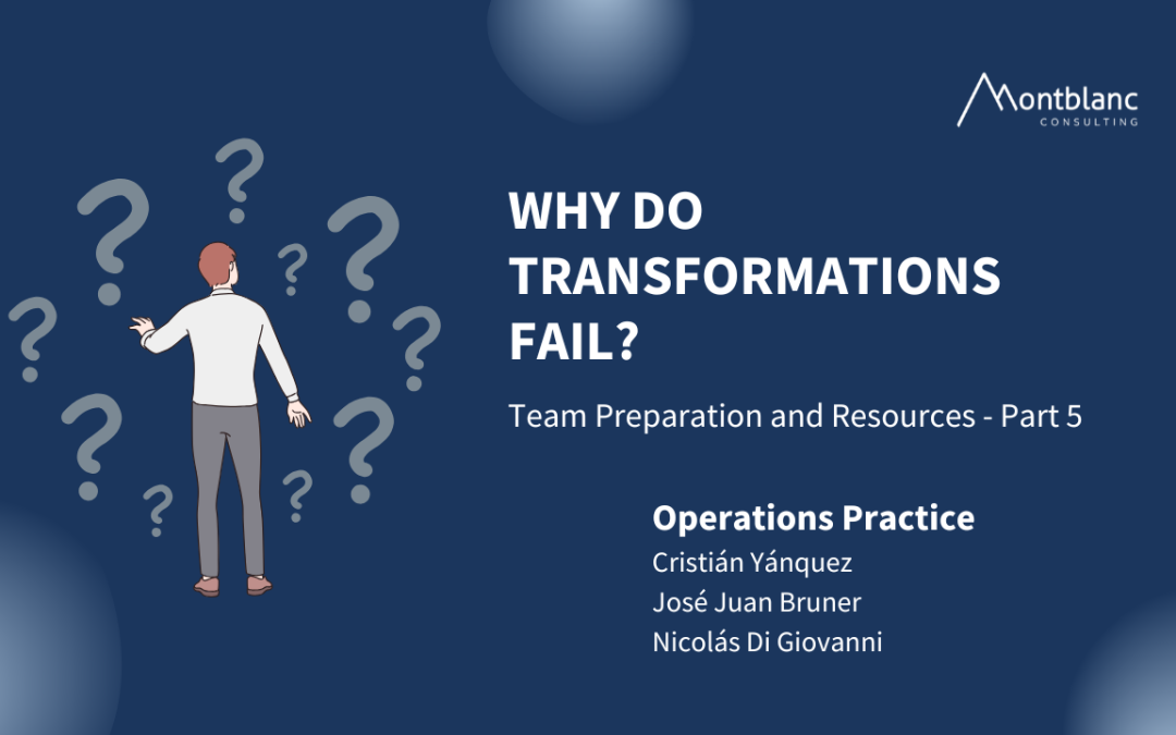 Why Do Transformations Fail?: Team Preparation and Resources